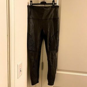 Spanx Faux Leather Moro Leggings